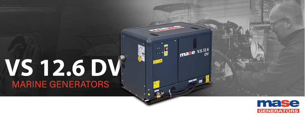 MASE GENERATORS - VS 12.6 DV - 12.5 KW - 50/60Hz - Variable Speed (RPM) VS - 12-6DV - MAIN